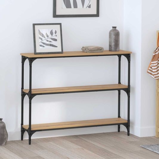 Console Table Artisan Oak 100 x 22.5 x 75 cm Engineered Wood