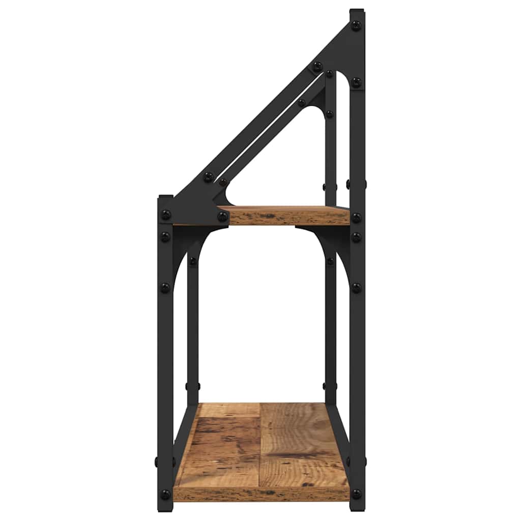Wall Shelf with Shelf Old wood 60 x 21 x 51 cm Engineered Wood