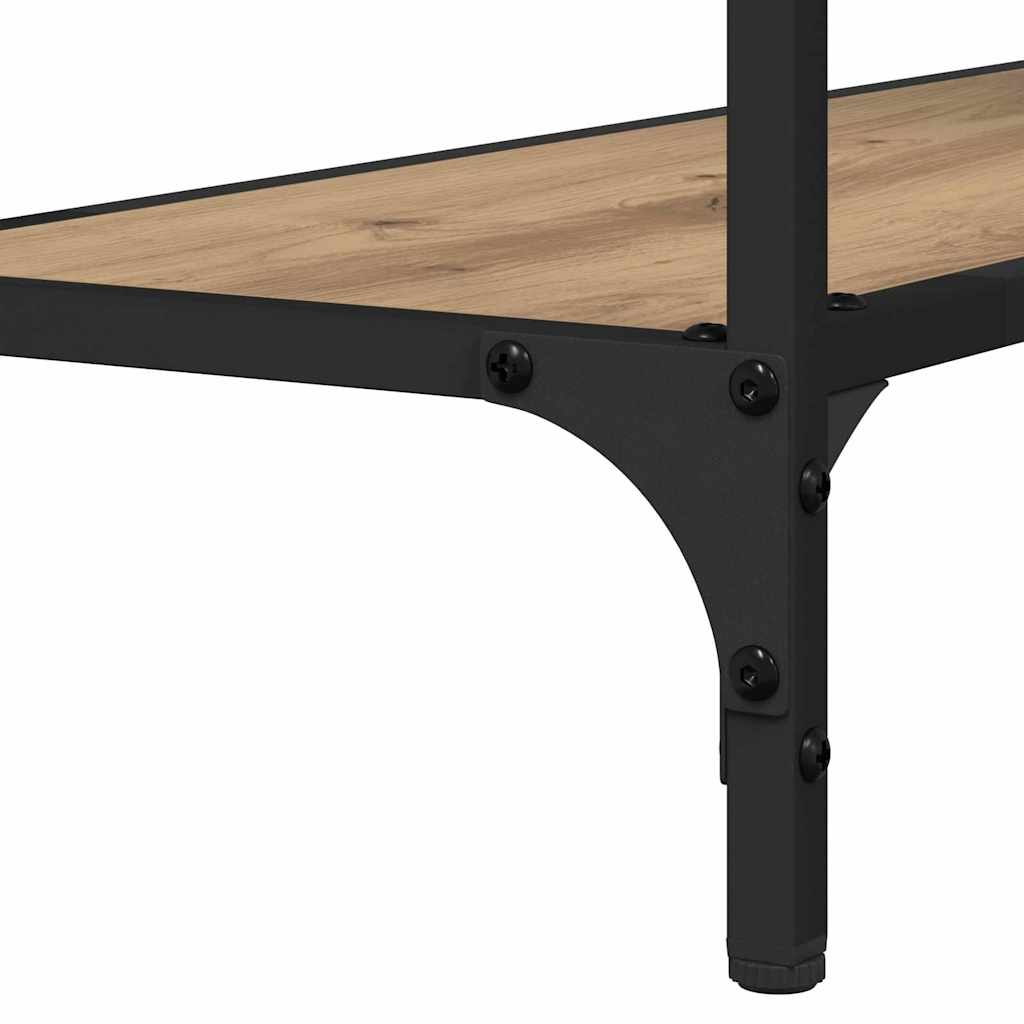 Console Table Artisan oak 101 x 30.5 x 75 cm Engineered wood