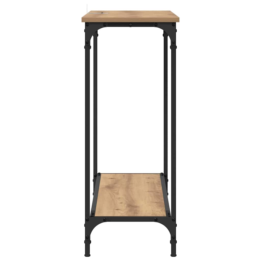 Console Table Artisan oak 101 x 30.5 x 75 cm Engineered wood