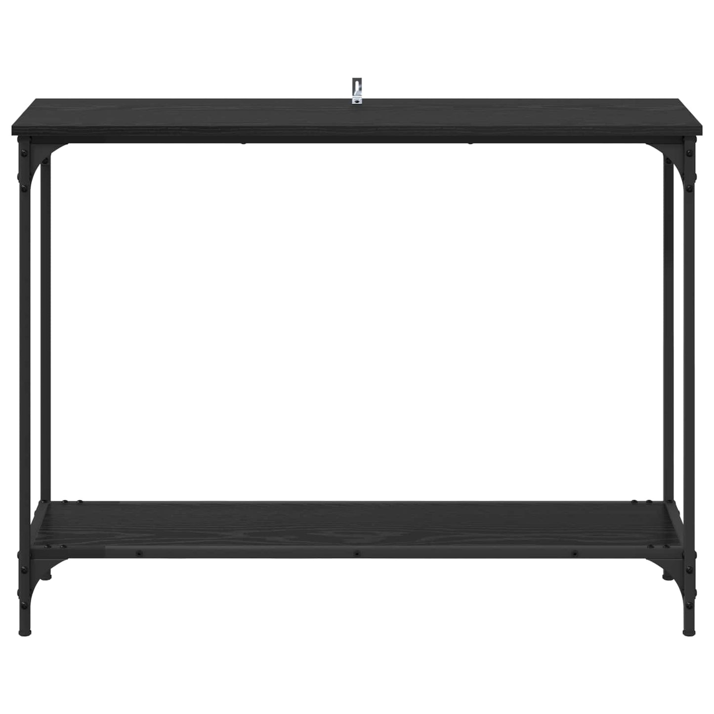 Console Table Black oak 101 x 30.5 x 75 cm Engineered wood
