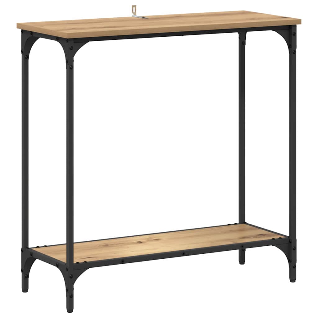 Console Table Artisan oak 75 x 30.5 x 75 cm Engineered wood