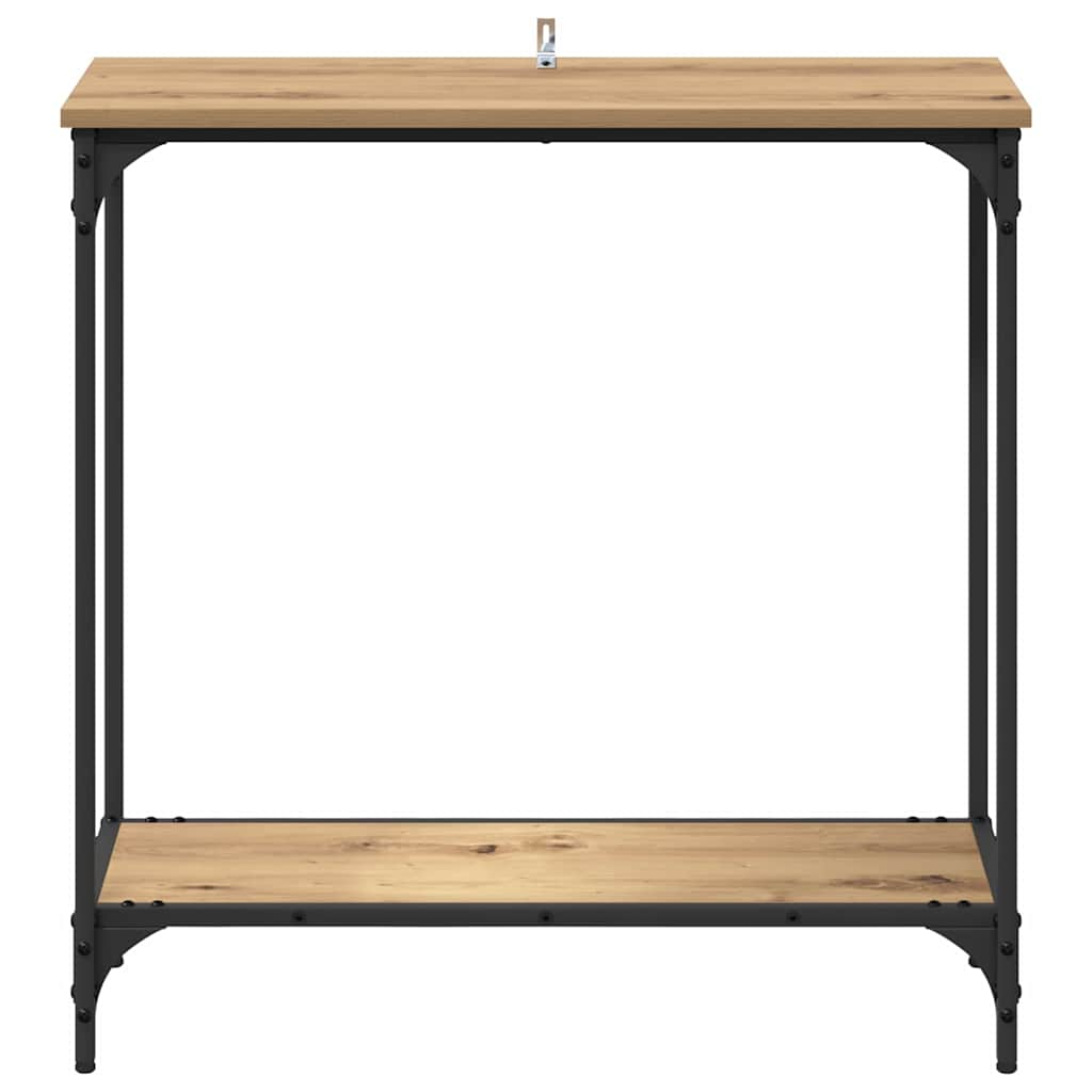 Console Table Artisan oak 75 x 30.5 x 75 cm Engineered wood