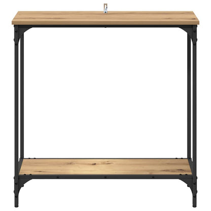 Console Table Artisan oak 75 x 30.5 x 75 cm Engineered wood