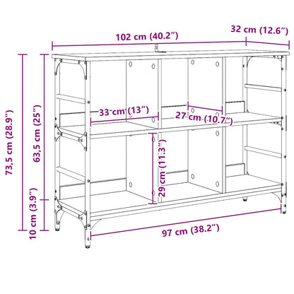 Sideboard Old Wood 102 x 32 x 73.5 cm