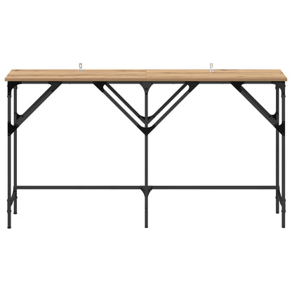 Console Table Artisan oak 140 x 29 x 75 cm Engineered Wood
