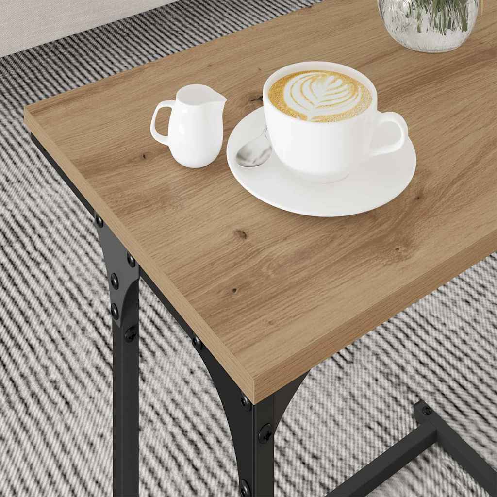 Nesting Coffee Table 3 pcs Artisan oak Engineered wood