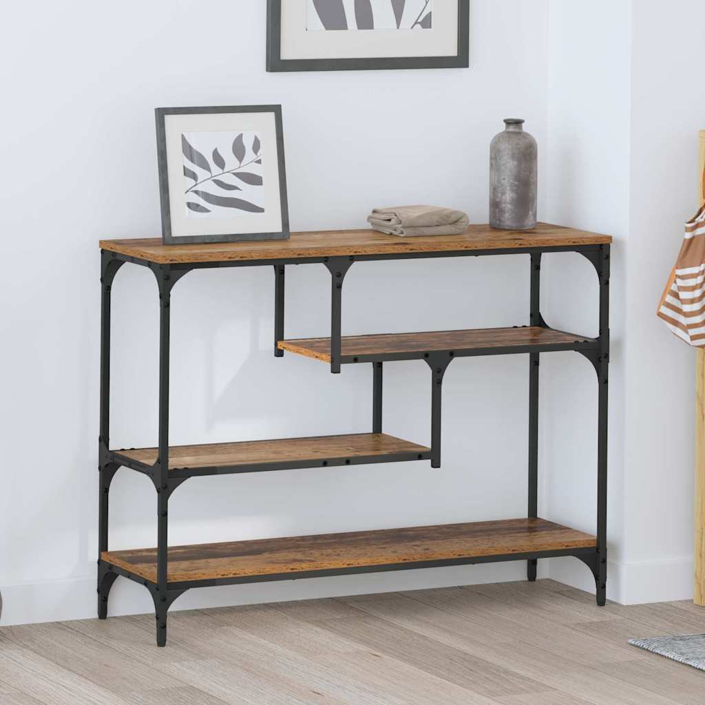 Console Table Old Wood 100 x 30 x 75 cm Engineered wood