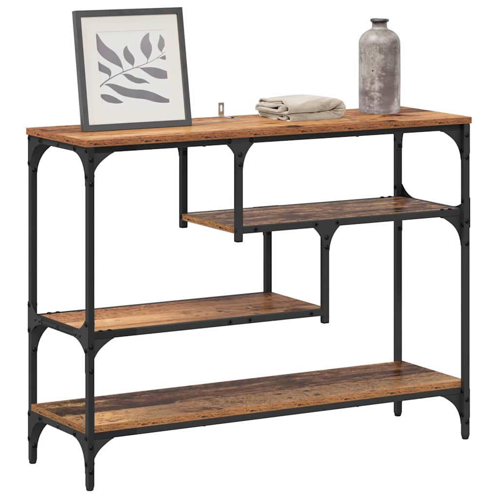 Console Table Old Wood 100 x 30 x 75 cm Engineered wood