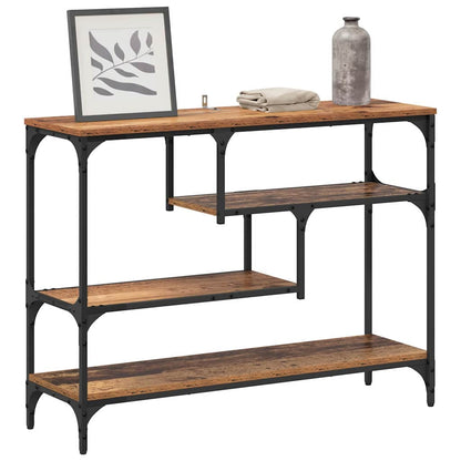 Console Table Old Wood 100 x 30 x 75 cm Engineered wood