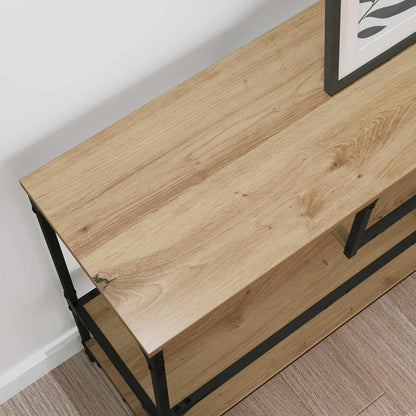 Console Table Artisan Oak 100 x 30 x 75 cm Engineered wood