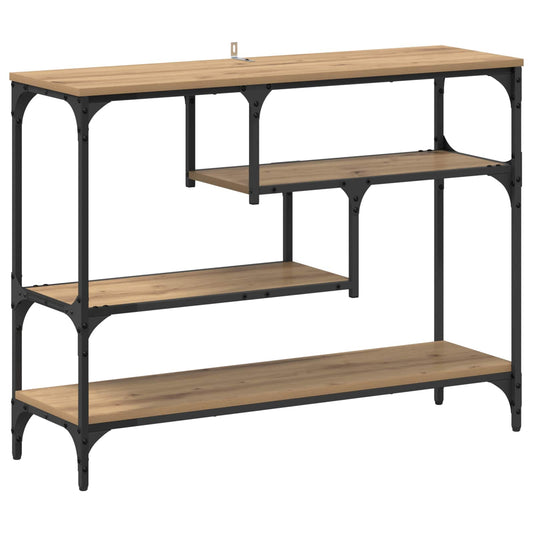Console Table Artisan Oak 100 x 30 x 75 cm Engineered wood