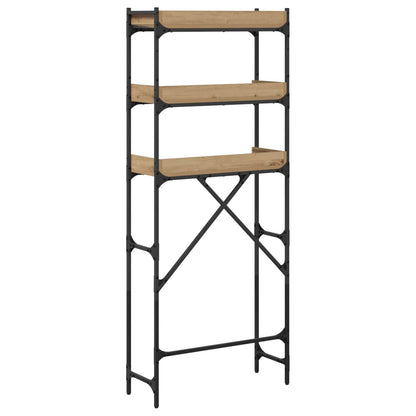 Washing Machine Shelf with Shelf Artisan Oak 67 x 25 x 163 cm