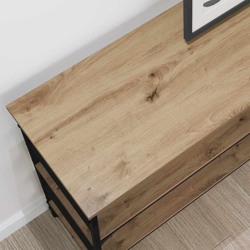Console Table Artisan oak 100 x 32 x 75 cm Engineered wood