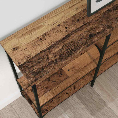 Console Table Old wood 160 x 29 x 80 cm Engineered wood