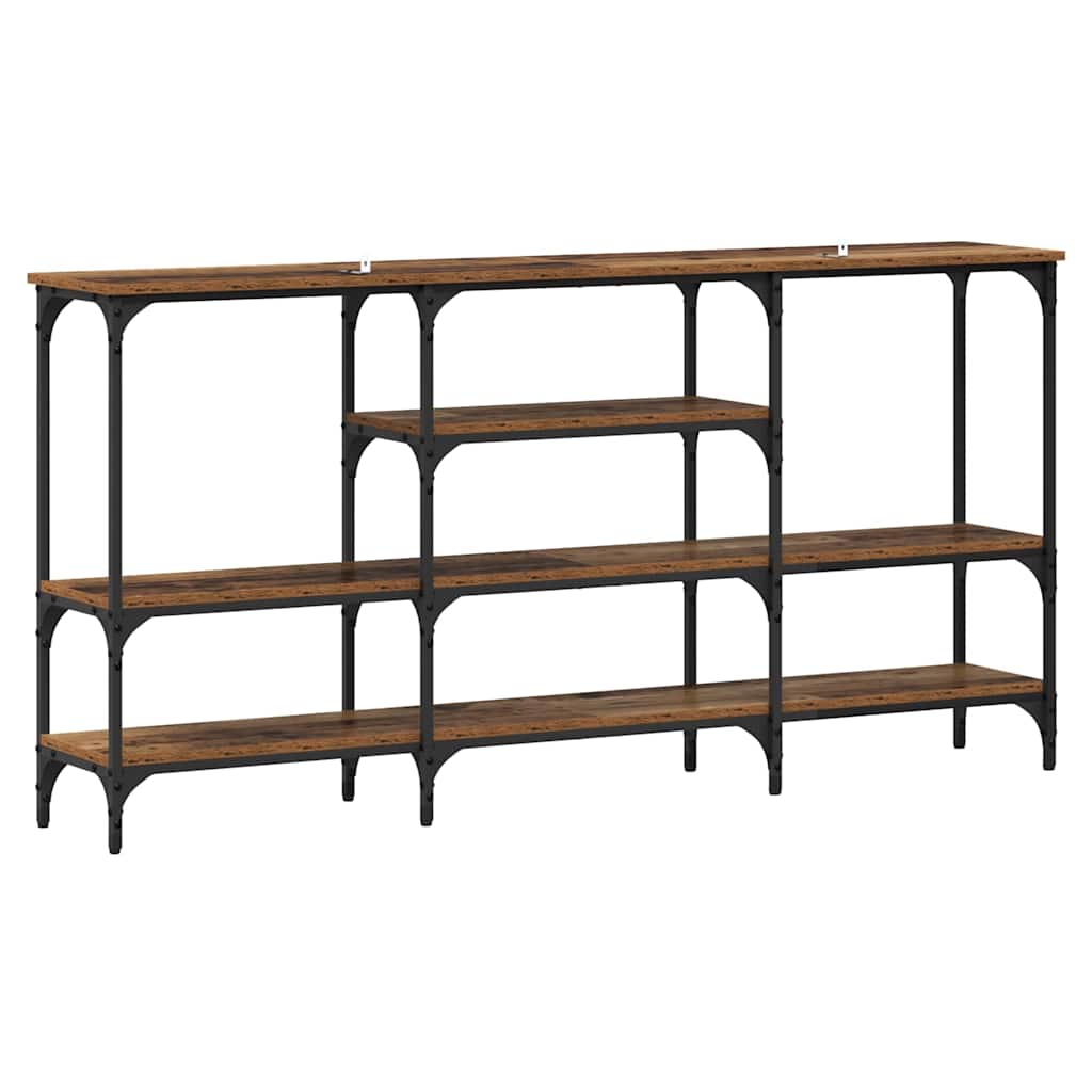 Console Table Old wood 160 x 29 x 80 cm Engineered wood