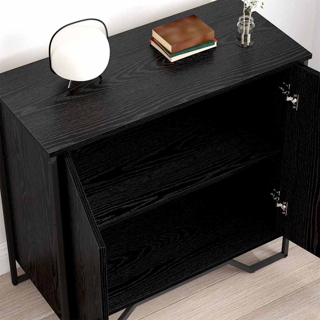 Sideboard Black Oak 78 x 35 x 74.5 cm