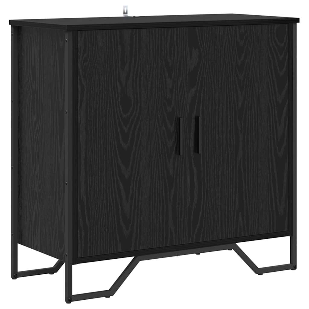 Sideboard Black Oak 78 x 35 x 74.5 cm