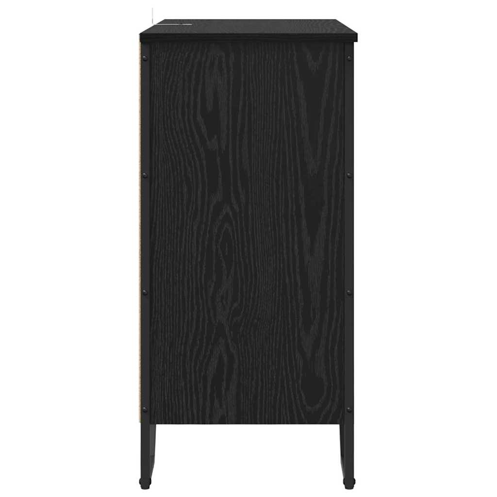 Sideboard Black Oak 78 x 35 x 74.5 cm