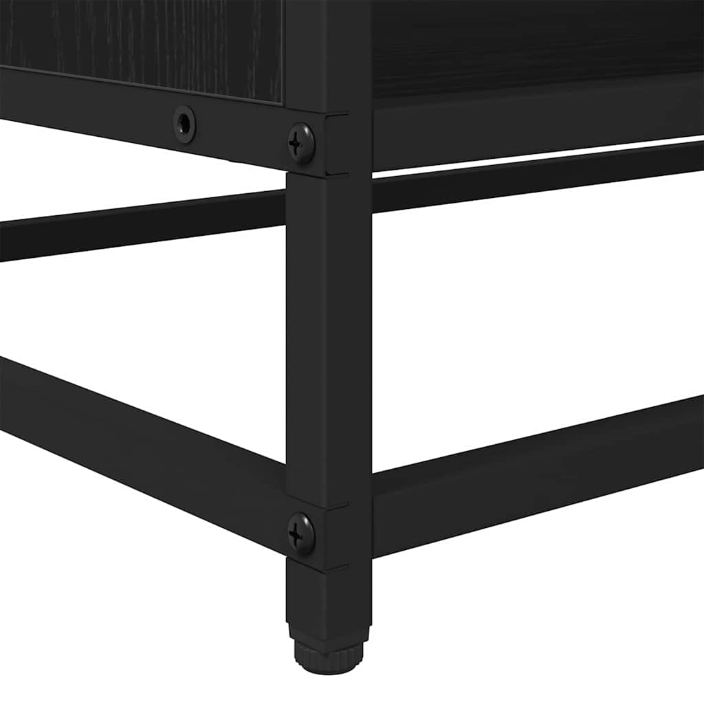 TV Units Black Oak 61 x 40 x 46 cm Engineered wood
