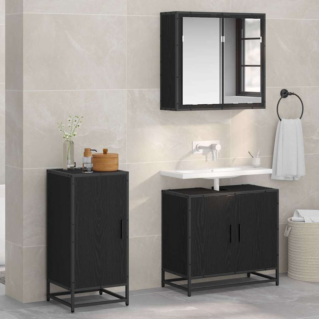 Sideboard Black Oak 35.5 x 35 x 76 cm