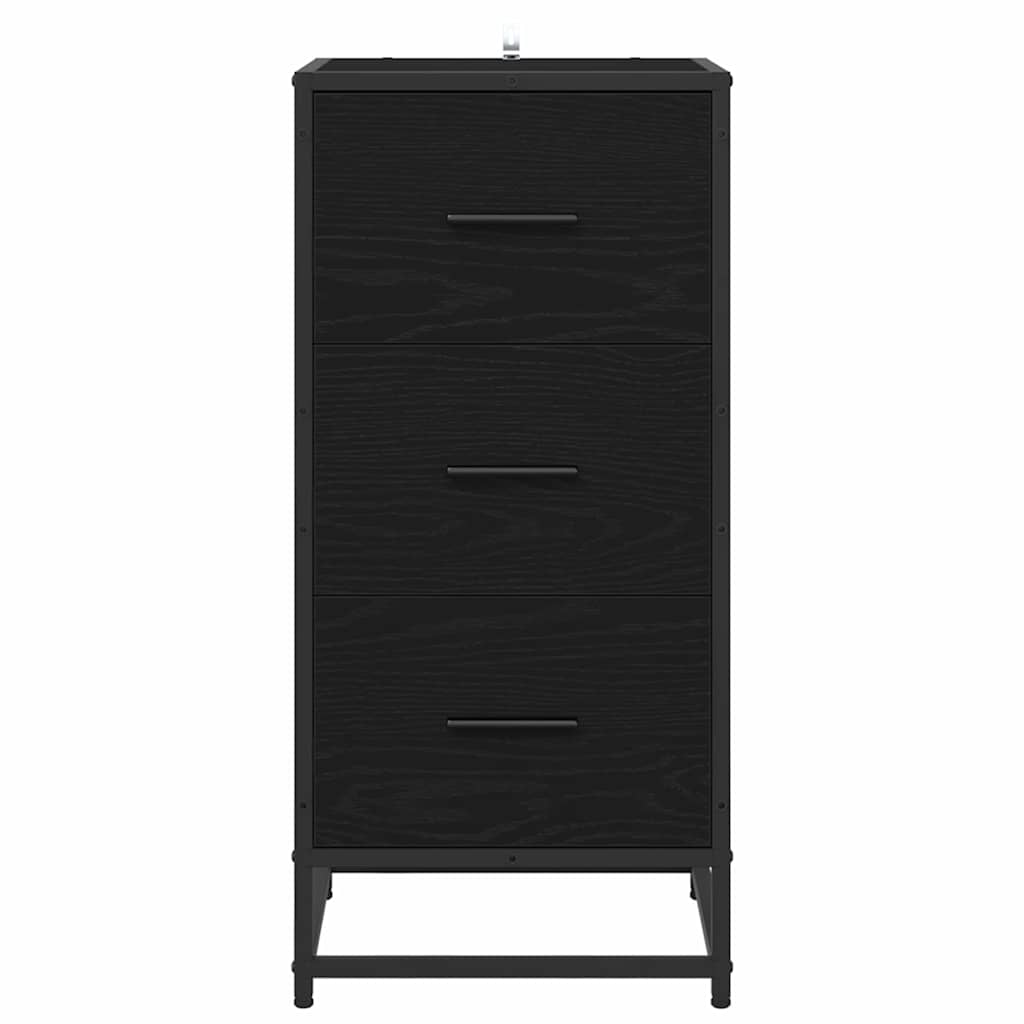 Sideboard Black Oak 35.5 x 35 x76 cm
