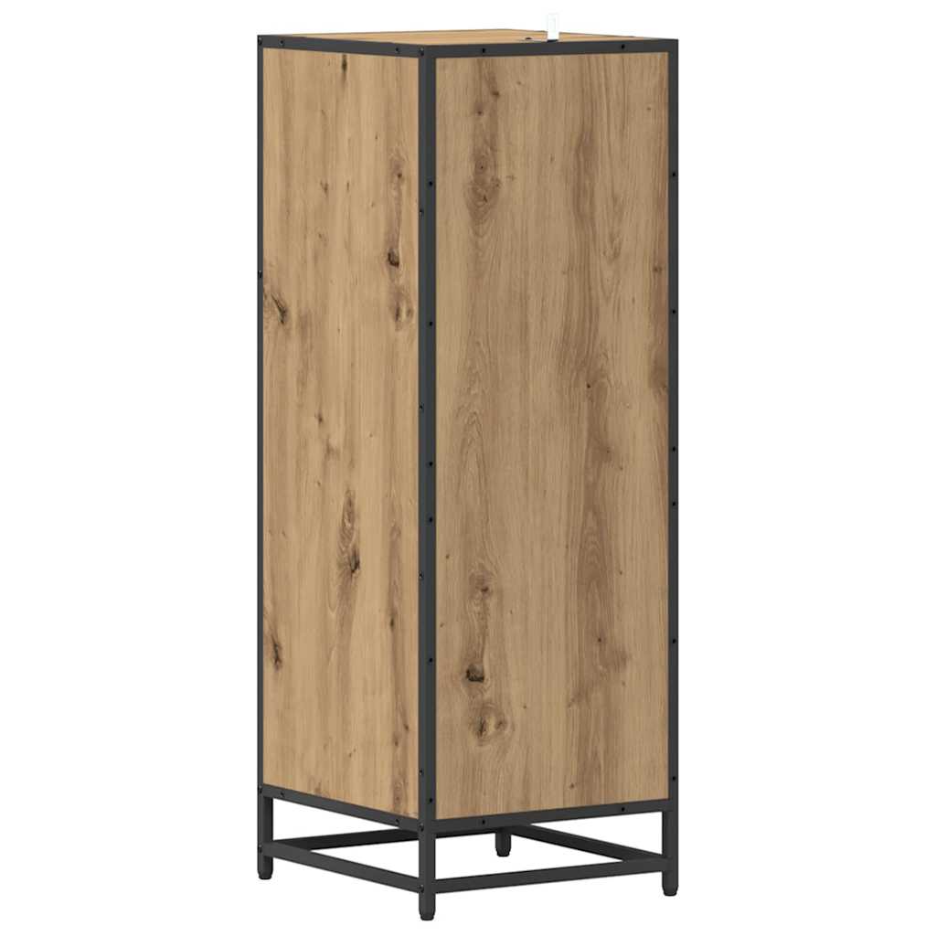 Bathroom Furniture Set with Door Artisan Oak 35 x 37.5 x 100 cm