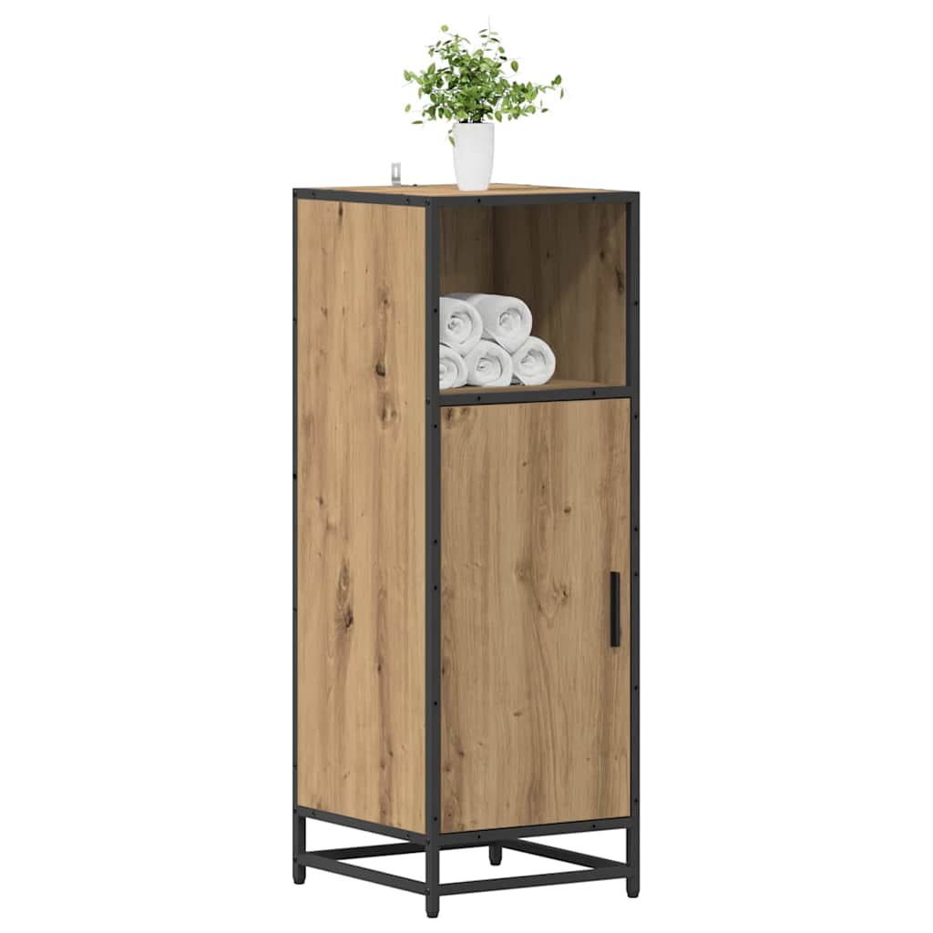 Bathroom Furniture Set with Door Artisan Oak 35 x 37.5 x 100 cm