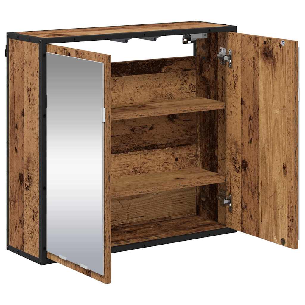 Wall Shelf with Shelf Wall-mounted Old Wood 65 x 20 x 60 cm