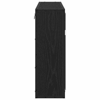 Wall Shelf with Shelf Wall-mounted Black Oak 65 x 20 x 60 cm