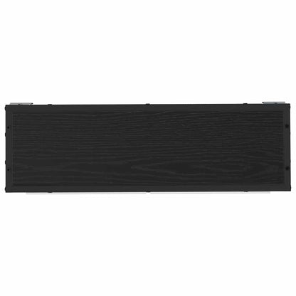 Wall Shelf with Shelf Wall-mounted Black Oak 65 x 20 x 60 cm
