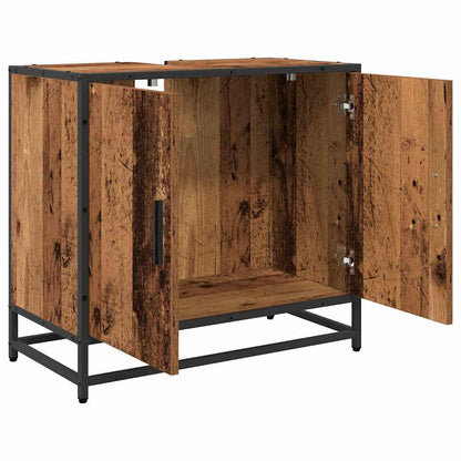 Bathroom Sink Cabinet Old Wood 65 x 33 x 60 cm Engineered wood