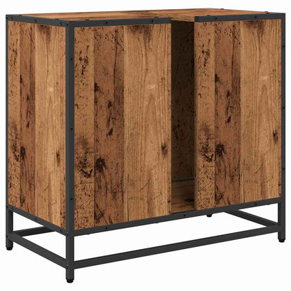 Bathroom Sink Cabinet Old Wood 65 x 33 x 60 cm Engineered wood