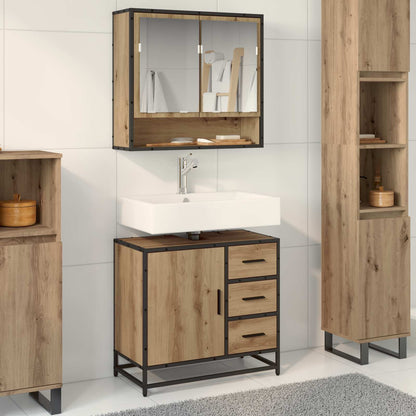 Bathroom Cabinet Artisan Oak 65 x 33 x 60 cm Engineered Wood