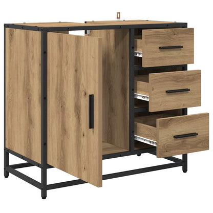 Bathroom Cabinet Artisan Oak 65 x 33 x 60 cm Engineered Wood