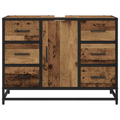 Bathroom Cabinet Old Wood 80 x 33 x 60 cm Engineered Wood