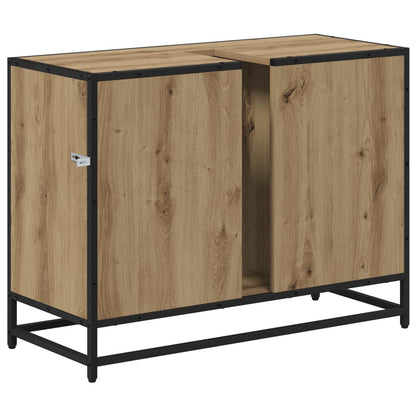Bathroom Cabinet Artisan Oak 80 x 33 x 60 cm Engineered Wood