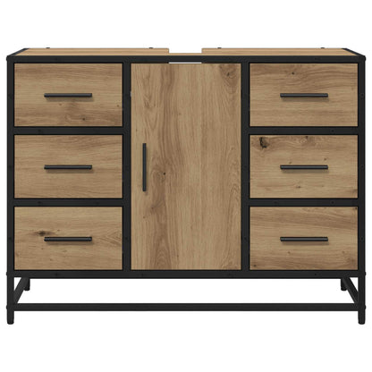 Bathroom Cabinet Artisan Oak 80 x 33 x 60 cm Engineered Wood