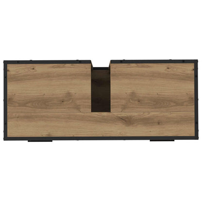 Bathroom Cabinet Artisan Oak 80 x 33 x 60 cm Engineered Wood