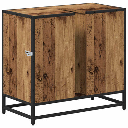 Bathroom Cabinet Old Wood 65 x 33 x 60 cm Engineered Wood