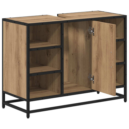 Bathroom Cabinet Artisan Oak 80 x 33 x 60 cm Engineered Wood