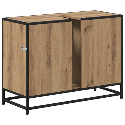 Bathroom Cabinet Artisan Oak 80 x 33 x 60 cm Engineered Wood