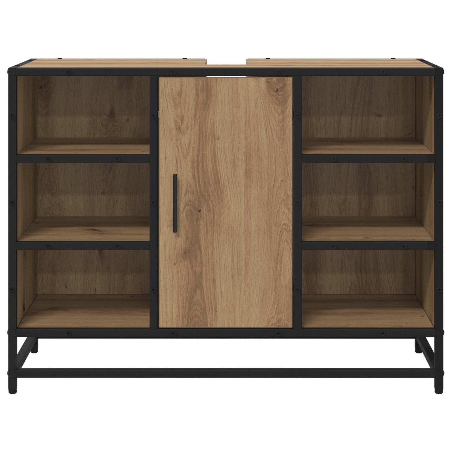 Bathroom Cabinet Artisan Oak 80 x 33 x 60 cm Engineered Wood