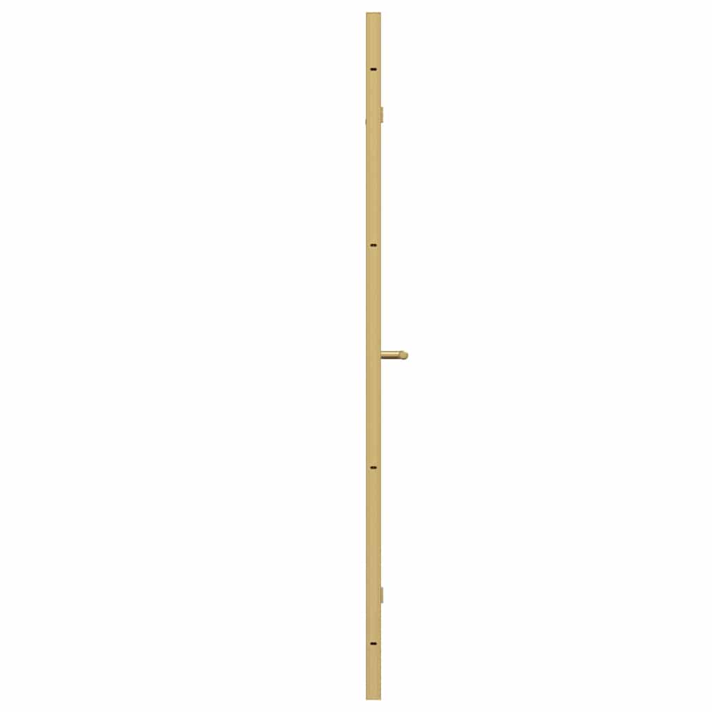 Shower Enclosure Gold 120 x 140 cm ESG Glass and Aluminium