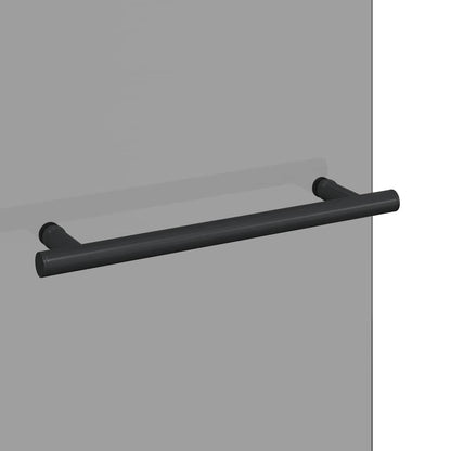 Shower Enclosure Black 120 x 140 cm ESG Glass and Aluminium