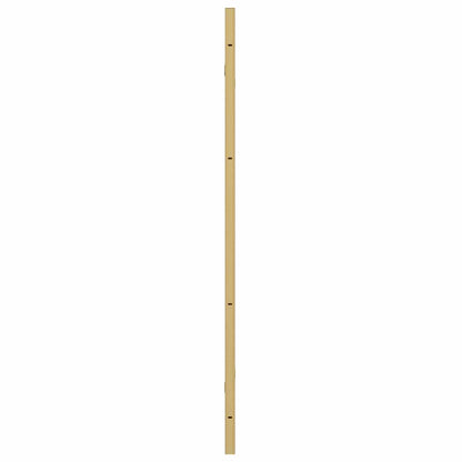 Shower Enclosure Gold 130 x 138 cm ESG Glass and Aluminium