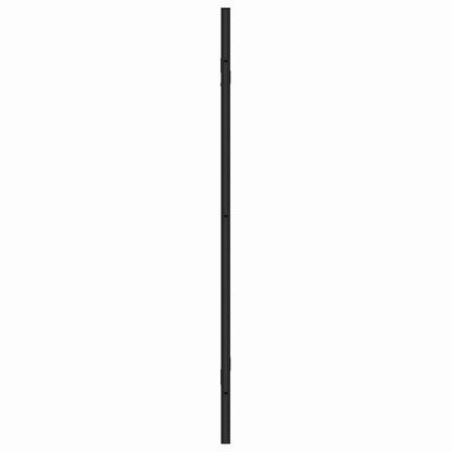 Shower Enclosure Manual Black and Transparent 130 x 130 cm