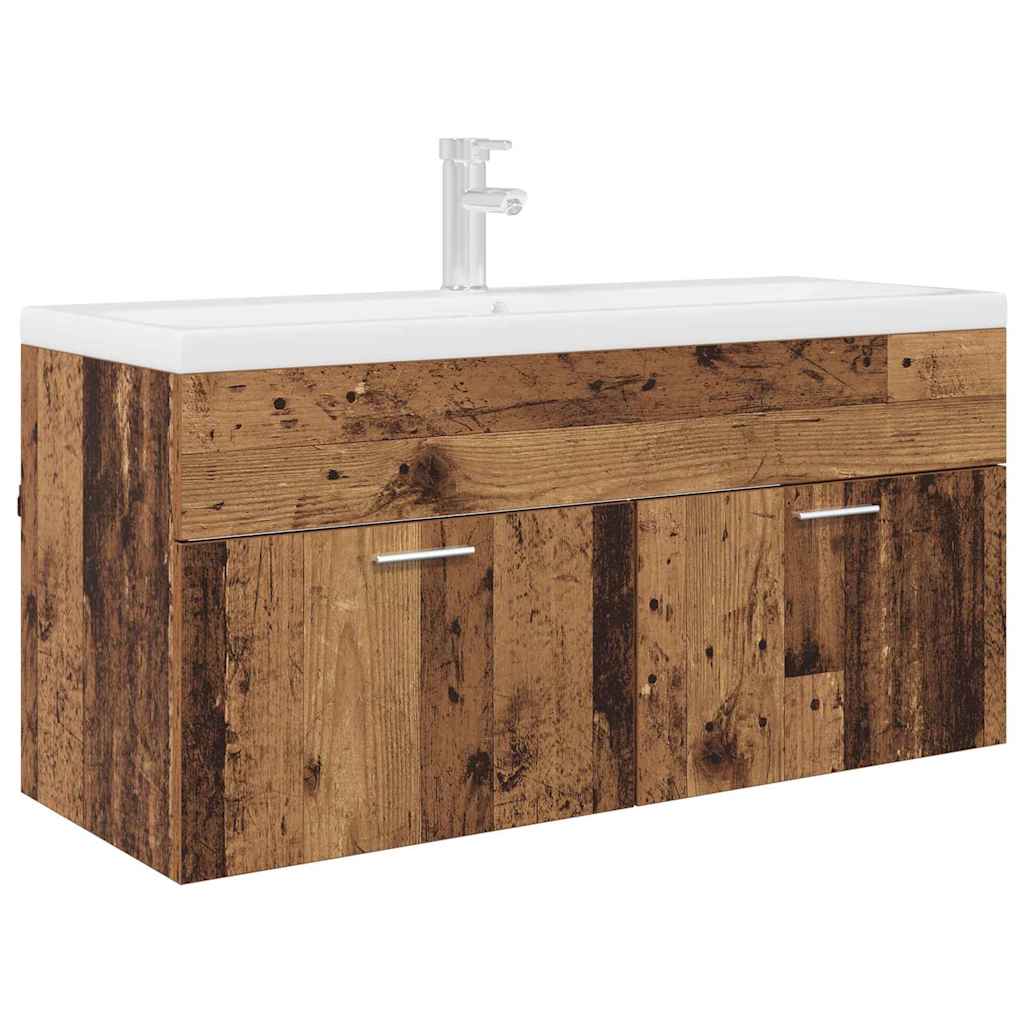 Sink cabinet with Storage with Door Old Wood Engineered Wood