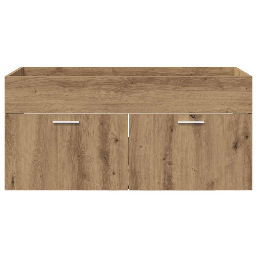 Sink cabinet with Storage with Door Artisan Oak Engineered Wood