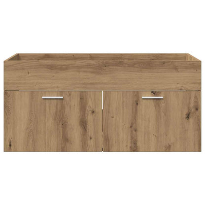 Sink cabinet with Storage with Door Artisan Oak Engineered Wood